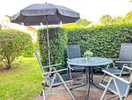 Terrasse mit Sitzecke - Wohnung 23 - Top-Hundeurlaub