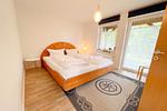 Doppelbett in Ferienwohnung in Loddin auf Usedom - Ferienwohnung kleine Auszeit - Top-Hundeurlaub