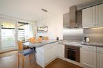 Küche / Küchenzeile - Giny's Beach Appartement - Top-Hundeurlaub