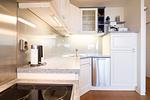 Küche / Küchenzeile - Giny's Beach Appartement - Top-Hundeurlaub