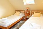 Zweites Schlafzimmer unter gemütlichen Dachschrägen im Seebad Kölpinsee - Ferienwohnung 3 - Top-Hundeurlaub