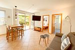 Wohnzimmer - Ferienwohnung A2 Ostseestrand - Top-Hundeurlaub
