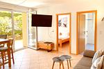 Wohnzimmer - Ferienwohnung A2 Ostseestrand - Top-Hundeurlaub