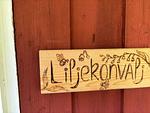 Schild der Ferienwohnung Liljekonvalj in Filipstad – Unterkunft in Värmland - Liljekonvalj - Top-Hundeurlaub