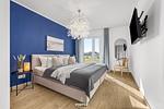 Schlafzimmer - Ferienwohnung Knuts Hafenlounge Olpenitz - Top-Hundeurlaub