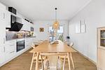 Küche / Küchenzeile - Ferienwohnung Knuts Hafenlounge Olpenitz - Top-Hundeurlaub