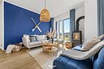Wohnzimmer - Ferienwohnung Knuts Hafenlounge Olpenitz - Top-Hundeurlaub