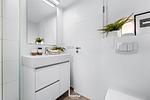 Badezimmer - Ferienhaus Ostsee Hideaway Maasholm Bad - Top-Hundeurlaub