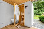 Sauna - Ferienhaus Ostsee Hideaway Maasholm Bad - Top-Hundeurlaub
