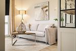 Blick ins Wohnzimmer - WE 2 - "Strandrose" - Top-Hundeurlaub