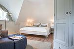 Schlafzimmer OG - Ferienhaus Haubenlerche 14 - Top-Hundeurlaub