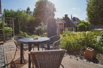 Terrasse - FeWo Bodden: Terrasse - Top-Hundeurlaub
