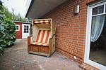 Terrasse - FeWo Bodden: Terrasse - Top-Hundeurlaub