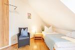 Schlafzimmer - Haus: Kamin, Garten - Top-Hundeurlaub