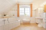 Badezimmer - Haus: Kamin, Garten, Sauna - Top-Hundeurlaub