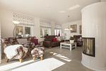 Wohnzimmer - Haus 1: Sauna, Boddenblick - Top-Hundeurlaub