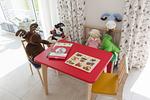 Wohnzimmer - Haus 1: Sauna, Boddenblick - Top-Hundeurlaub