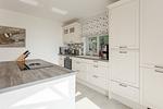 Küche / Küchenzeile - Haus 1: Sauna, Boddenblick - Top-Hundeurlaub