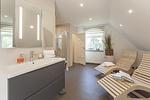 Badezimmer - Haus 1: Sauna, Boddenblick - Top-Hundeurlaub