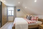 Schlafzimmer - Haus 1: Sauna, Boddenblick - Top-Hundeurlaub