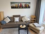 Wohnzimmer - Ferienhaus "MeerZeit" - Top-Hundeurlaub