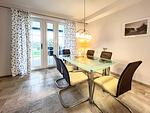 Wohnzimmer mit Essbereich - Wohnung 03 - Top-Hundeurlaub