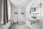 Badezimmer - Reetdachhaus Holländerdeich Fahretoft - Top-Hundeurlaub