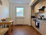 Küche / Küchenzeile - Gästewohnung Dahlienblüte - Top-Hundeurlaub