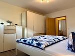 Schlafzimmer - Gästewohnung Dahlienblüte - Top-Hundeurlaub
