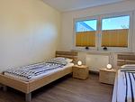 Schlafzimmer - Gästewohnung Dahlienblüte - Top-Hundeurlaub