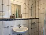 Badezimmer - Pension Hirschburg Studio 2 - Körkwitz - Top-Hundeurlaub