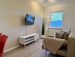 Wohnzimmer - Pension Hirschburg Ferienwohnung 9 - Marlow - Top-Hundeurlaub