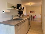 Küche / Küchenzeile - Pension Hirschburg Ferienwohnung 9 - Marlow - Top-Hundeurlaub