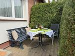 Terrasse - Pension Hirschburg Ferienwohnung 10 - Barth - Top-Hundeurlaub