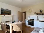 Wohnzimmer - Pension Hirschburg Ferienwohnung 11 - Bad Sülze - Top-Hundeurlaub
