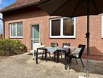 Terrasse - Pension Hirschburg Ferienwohnung 11 - Bad Sülze - Top-Hundeurlaub