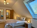 Schlafzimmer - Pension Hirschburg Studio 3 - Klein Müritz - Top-Hundeurlaub
