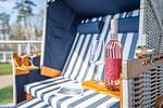 Balkon - Apartment "Wikinger Exklusiv" mit Haffblick und Kamin - Top-Hundeurlaub