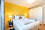 Schlafzimmer - Apartment "Wikinger Exklusiv" mit Haffblick und Kamin - Top-Hundeurlaub