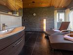 Ferienhaus Rubin - Modernes Ferienhaus mit 3 Schlafzimmern, Kamin und Sauna - Top-Hundeurlaub