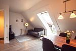 Wohnzimmer - Ferienwohnung Deichkoje 6 Dagebüll - Top-Hundeurlaub