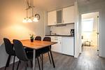 Küche / Küchenzeile - Ferienwohnung Deichkoje 6 Dagebüll - Top-Hundeurlaub