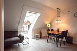 Wohnzimmer - Ferienwohnung Deichkoje 6 Dagebüll - Top-Hundeurlaub