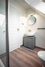 Badezimmer - Ferienwohnung Deichkoje 6 Dagebüll - Top-Hundeurlaub