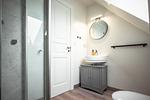 Badezimmer - Ferienwohnung Deichkoje 6 Dagebüll - Top-Hundeurlaub