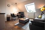 Wohnzimmer - Ferienwohnung Deichkoje 3 Dagebüll - Top-Hundeurlaub