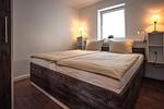 Schlafzimmer - Ferienwohnung  Deichkoje 2 Dagebüll - Top-Hundeurlaub