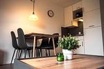 Küche / Küchenzeile - Ferienwohnung  Deichkoje 2 Dagebüll - Top-Hundeurlaub
