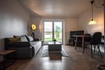 Wohnzimmer - Ferienwohnung  Deichkoje 2 Dagebüll - Top-Hundeurlaub