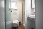 Badezimmer - Ferienwohnung Deichkoje 4 Dagebüll - Top-Hundeurlaub